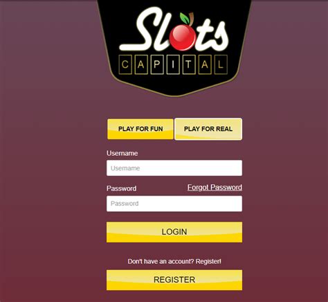 slots capital sign up.
